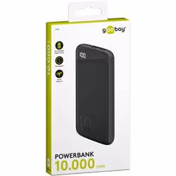 Goobay 53935 batteria portatile Polimeri di litio (LiPo) 10000 mAh Nero - Vista aggiuntiva 6