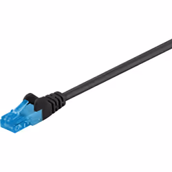 Goobay 55416, 50 m, Cat6a, U/UTP (UTP), RJ-45, RJ-45, Nero