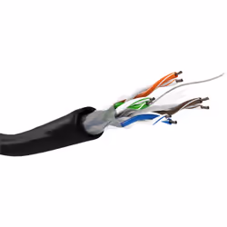 Goobay 57293, 100 m, Cat6, U/UTP (UTP), Nero