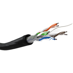 Goobay 57293 cavo di rete Nero 100 m Cat6 U/UTP (UTP)