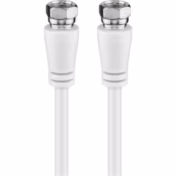 Goobay 58815, 1,5 m, Type F, Type F, Blanc