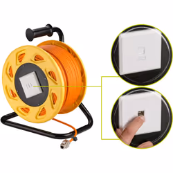 Goobay 58934 cavo di rete Arancione 50 m Cat7a S/FTP (S-STP) - Vista aggiuntiva 5
