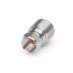 Goobay 58936, Tipo F, F, Maschio, Nichel, Zinco, Sacchetto di politene