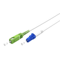 Goobay 59610 cavo InfiniBand e in fibra ottica 3 m SC LC FTTH Bianco