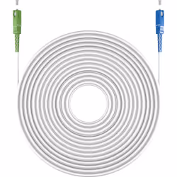 Goobay 59625 cavo InfiniBand e in fibra ottica 25 m SC FTTH Bianco