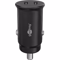 Goobay 59705 Caricabatterie per dispositivi mobili Power bank, Smartphone, Tablet Nero Accendisigari Ricarica rapida Auto - Vista aggiuntiva 2