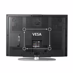 Goobay 60134 Supporto TV a parete 139,7 cm (55") Nero