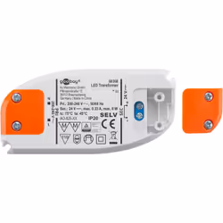 Goobay 60368 electronic transformer Adatto per uso interno Trasformatore di illuminazione elettronico 8 W