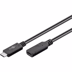 Goobay 61038 cavo USB USB 3.2 Gen 2 (3.1 Gen 2) 1 m USB C Nero - Vista aggiuntiva 2