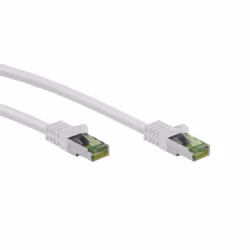 Goobay 61111, 20 m, Cat8.1, S/FTP (S-STP), RJ-45, RJ-45, Bianco