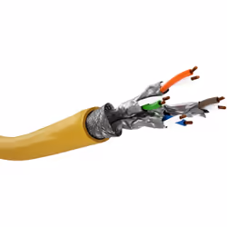 Goobay 61126, 25 m, Cat8.1, S/FTP (S-STP), Giallo