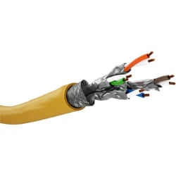 Goobay 61126 cavo di rete Giallo 25 m Cat8.1 S/FTP (S-STP)