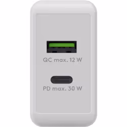 Goobay 61674 Caricabatterie per dispositivi mobili Cuffie, Telefono cellulare, Smartphone Bianco AC Ricarica rapida Interno - Vista aggiuntiva 4