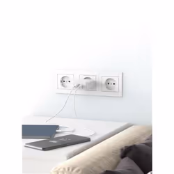 Goobay 61674 Caricabatterie per dispositivi mobili Cuffie, Telefono cellulare, Smartphone Bianco AC Ricarica rapida Interno - Vista aggiuntiva 5
