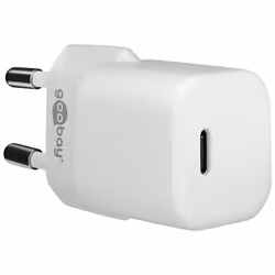 Goobay 64575 Caricabatterie per dispositivi mobili Smartphone Bianco AC Ricarica rapida Interno