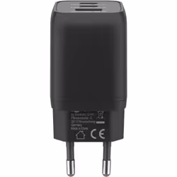 Goobay 64753 Caricabatterie per dispositivi mobili Cuffie, Smartphone, Tablet Nero AC Ricarica rapida Interno - Vista aggiuntiva 4