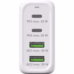 Goobay 64818 Caricabatterie per dispositivi mobili Cuffie, Computer portatile, Smartphone Bianco AC Ricarica rapida Interno - Vista aggiuntiva 4