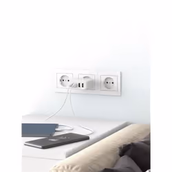 Goobay 64818 Caricabatterie per dispositivi mobili Cuffie, Computer portatile, Smartphone Bianco AC Ricarica rapida Interno - Vista aggiuntiva 5