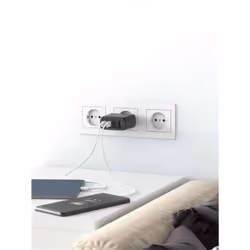 Goobay 64819 Caricabatterie per dispositivi mobili Cuffie, Computer portatile, Smartphone Nero AC Ricarica rapida Interno - Vista aggiuntiva 5