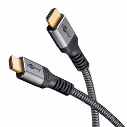 Goobay 65263 cavo HDMI 5 m HDMI tipo A (Standard) Nero, Argento - Vista aggiuntiva 7