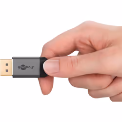 Goobay 65267 cavo DisplayPort 5 m Nero, Argento - Vista aggiuntiva 6