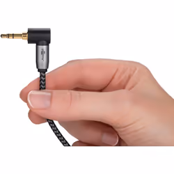 Goobay 65283 cavo audio 5 m 3.5mm TRS Nero, Argento - Vista aggiuntiva 4