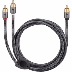 Goobay 65300 cavo audio 2 m 2 x RCA RCA Nero, Argento - Vista aggiuntiva 6