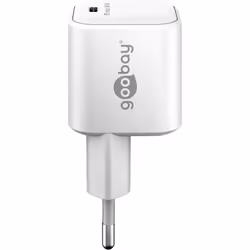 Goobay 65370 Caricabatterie per dispositivi mobili Cuffie, Computer portatile, Smartphone, Tablet Bianco AC Ricarica rapida Interno