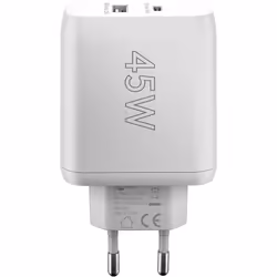 Goobay 65412 Caricabatterie per dispositivi mobili Cuffie, Computer portatile, Smartphone, Tablet Bianco AC Interno