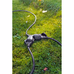 Goobay 65434 prolunghe e multiple 5 m 2 presa(e) AC Esterno Nero - Vista aggiuntiva 5