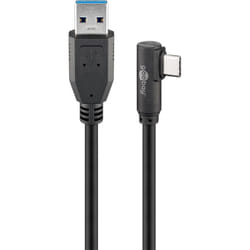 Goobay 66503 cavo USB USB 3.2 Gen 1 (3.1 Gen 1) 2 m USB A USB C Nero