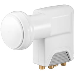 Goobay 67271 convertitori abbassatore di frequenza Low Noise Block (LNB) Grigio, Bianco