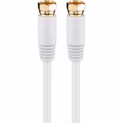 Goobay 67293, 5 m, Tipo F, Tipo F, Bianco
