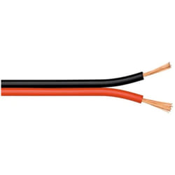 Goobay 67728 cavo audio 10 m Nero, Rosso