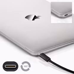 Goobay 67895 cavo USB USB 2.0 0,2 m Micro-USB B USB C Nero - Vista aggiuntiva 3