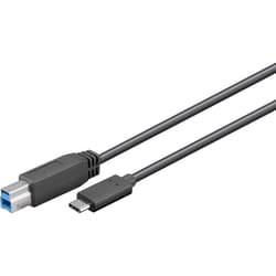 Goobay 67986 cavo USB USB 3.2 Gen 1 (3.1 Gen 1) 1 m USB B USB C Nero