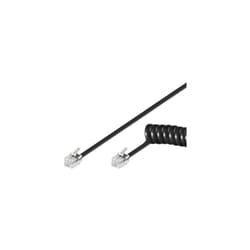 Goobay 68002 cavo telefonico 4 m Nero