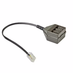 ROLINE RJ-45 - 3xTAE-F, 0,14 m, RJ-45, 3 x TAE-NFN, Nero, Maschio, Femmina