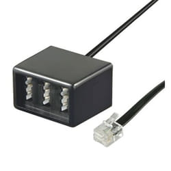 Goobay TEL ADAP RJ11 - TAE NFN Nero