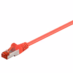 Goobay 68280, 3 m, Cat6, S/FTP (S-STP), RJ-45, RJ-45, Rosso