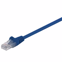 Goobay 68355, 2 m, Cat5e, U/UTP (UTP), RJ-45, RJ-45, Blu