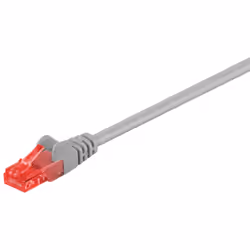 Goobay 68409, 3 m, Cat6, U/UTP (UTP), RJ-45, RJ-45, Grigio