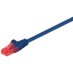 Goobay 68432 cavo di rete Blu 0,5 m Cat6 U/UTP (UTP)