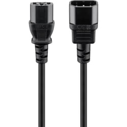 Goobay 68602 cavo di alimentazione Nero 1,5 m IEC C14 IEC C13