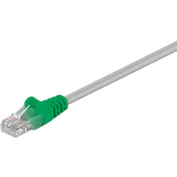 Goobay 68609 cavo di rete Verde, Grigio 0,25 m Cat5e U/UTP (UTP)