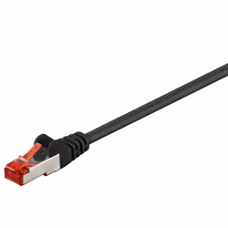 Goobay 68702, 7 m, Cat6, S/FTP (S-STP), RJ-45, RJ-45, Nero