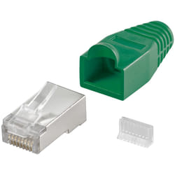 Goobay 68747 cavo di collegamento RJ-45 Verde