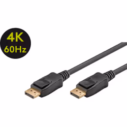 Goobay 68798 cavo DisplayPort 1 m Nero