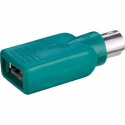 Goobay 68919 adattatore per inversione del genere dei cavi USB Type-A PS/2 Verde - Vista aggiuntiva 4