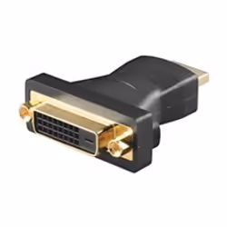 Goobay A 323 G, HDMI M, DVI-D 24+1p F, Nero